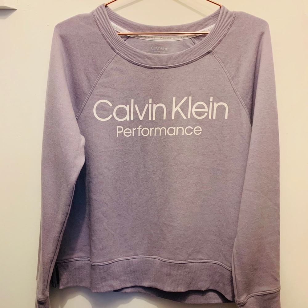 Purple Calvin Klein Sweatshirt